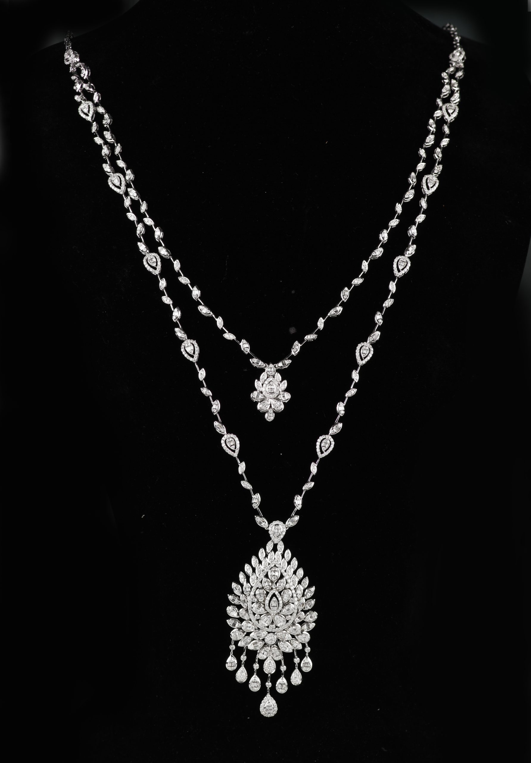 Diamond Neck Set 5171 – Shree Nnansharda Jewellery